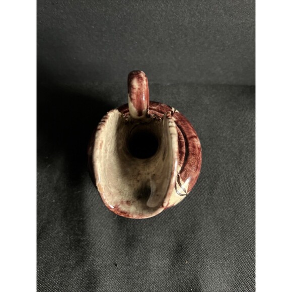 Vintage Mexican Dripware Pottery Sawtooth Miniature Pitcher Oaxaca Mexico - Picture 7 of 11